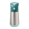 B.BOX Insulated Straw Drink Bottle 350ml Emerald Forest B.BOX Insulated Straw Drink Bottle 350ml Emerald Forest