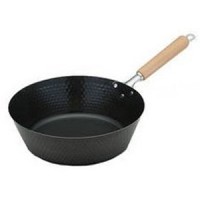 Tamahashi Sugo Light Hammered Deep Iron Wok 28cm