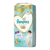Japan Pampers Premium Nappy Pants L 48pcs (9-14KG)
