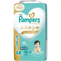 Japan Pampers Premium Nappy Tape M 58pcs（6-11kg）