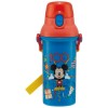 Skater Antibacterial Kid Water Bottle With Strap 480ml  (Mickey Mouse)