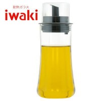 Japan Iwaki Heat Resistant Glass Sauce/Oil Bottle 160ml