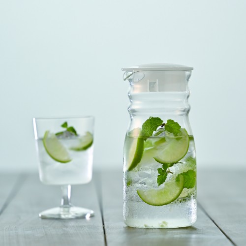 HARIO High Heat Resistant Glass Jug 700ml(White) HARIO High Heat Resistant Glass Jug 700ml(White)