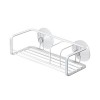 Asvel Bathroom and Kitchen Multi-Purpose Rack With Suction Cup (WHITE）
