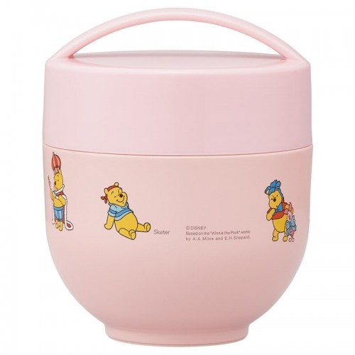 Japan Skater Stainless Insulation Bento Bowl 540ml (Winnie The Pooh) Japan Skater Stainless Insulation Bento Bowl 540ml (Winnie The Pooh)