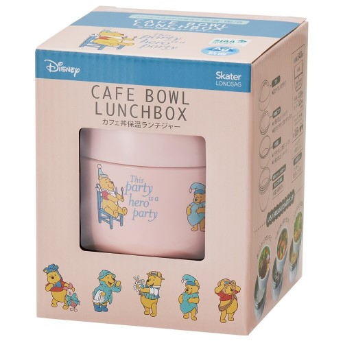 Japan Skater Stainless Insulation Bento Bowl 540ml (Winnie The Pooh) Japan Skater Stainless Insulation Bento Bowl 540ml (Winnie The Pooh)