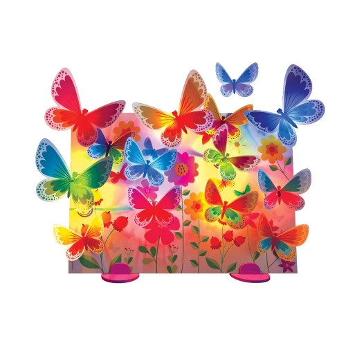 4M - Kidzmaker - Glow 3D Butterfly Canvas 4M - Kidzmaker - Glow 3D Butterfly Canvas