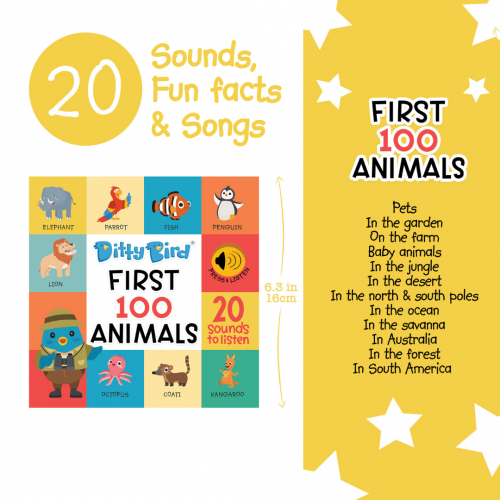 DITTY BIRD -First 100 Animals