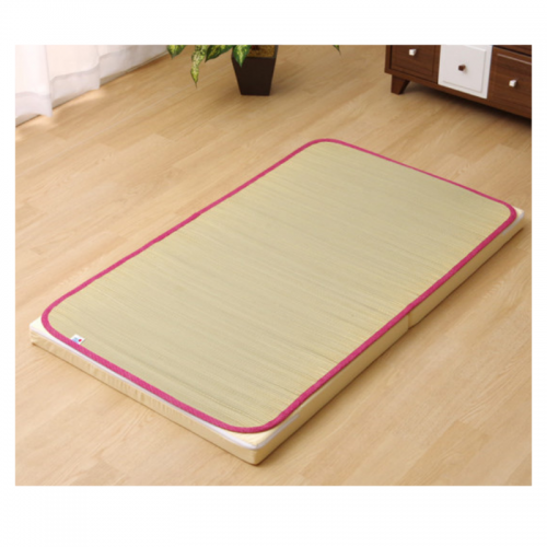 Japanese IKEHIKO Traditional Igusa Bamboo Mat 70*120cm（Pink）