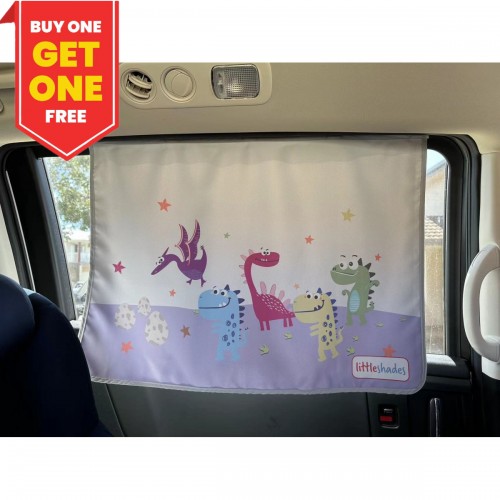 NZ Little Shades Magnetic Curtain (Dino) 50cm*70cm Buy One Get One Free
