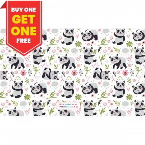 NZ Little Shades Window Shades SPF 60+ (Panda Land)  Buy One Get One Free