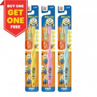Lion Kids Soft Tooth Brush 6-12 yrs（Minion）Buy One Get One Free