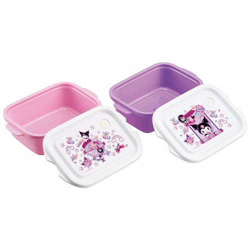 Skater Antimicrobial Lunchbox (KUROMI) 2Pcs 500ml Skater Antimicrobial Lunchbox (KUROMI) 2Pcs 500ml