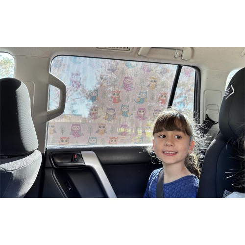 NZ Little Shades Window Shades SPF 60+ (Rainbow Unicorns) Buy One Get One Free