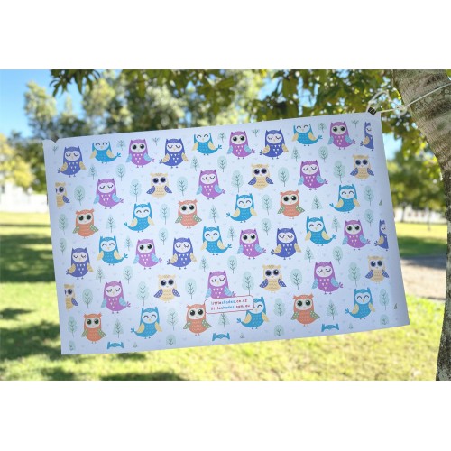 NZ Little Shades Window Shades SPF 60+ (Owls of Fun)  Buy One Get One Free