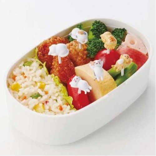 Japan Mama's Assist Lunch Box Food Picks 6pcs(Napping Cat) Japan Mama's Assist Lunch Box Food Picks 6pcs(Napping Cat)