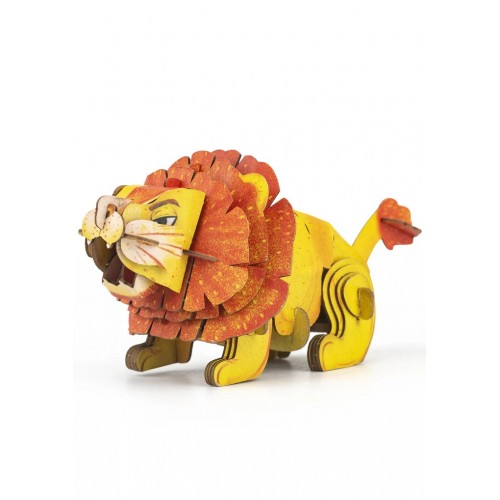 mierEdu Build 'n' Sound 3D Puzzle - Lion mierEdu Build 'n' Sound 3D Puzzle - Lion