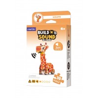 mierEdu Build 'n' Sound 3D Puzzle - Giraffe