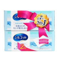 Japan Unicharm Make Up Cotton Pad 82* 2Boxes