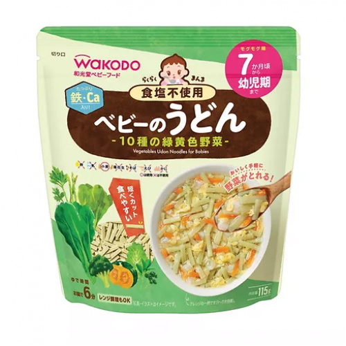 Wakodo Baby vegetables Noodle 7Month+ (115g)