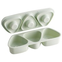 Skater Rice Ball Press Mold Set of 3 (Green)