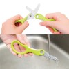 Green Bell Stainless Steel Baby Food Scissors With Case