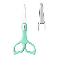 MIDDIA Ceramic Baby Food Scissors (Blue)