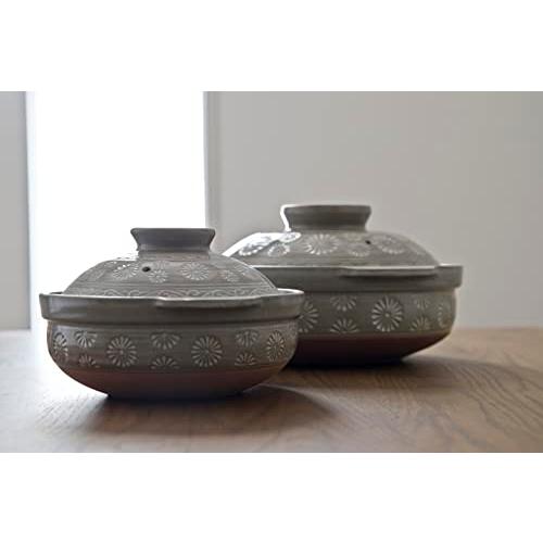Japan Kyoto Katsugu Clay Pot (size 6)  Made in Japan