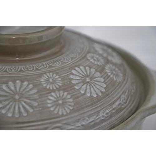 Japan Kyoto Katsugu Clay Pot (size 6)  Made in Japan