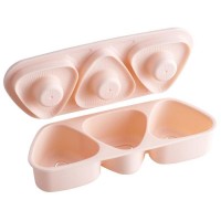 Skater Rice Ball Press Mold Set of 3 (Pink)