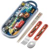 Japan SKATER  Antibacterial Children's Lunch Cutlery Set (Cars）
