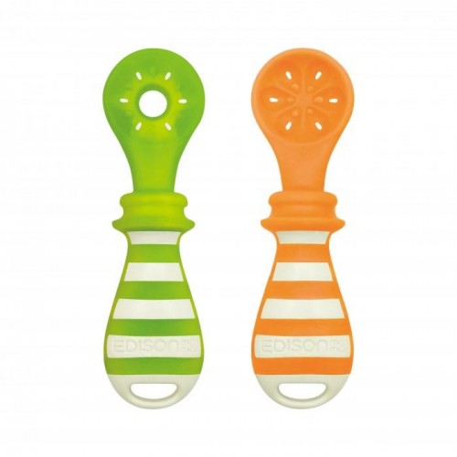 Edison Baby Silicon Teether And Food Feeder Spoon Set 