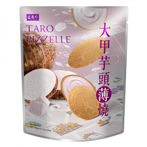Taiwan Sheng Xiang Zhen Dajia Taro Pizzelle 88g/bag Taiwan Sheng Xiang Zhen Dajia Taro Pizzelle 88g/bag