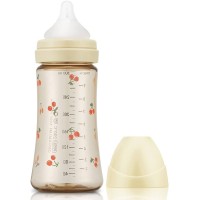 GROSMIMI Cherrish Edition PPSU Feeding Bottle 300ml (3M+) Rose Gold