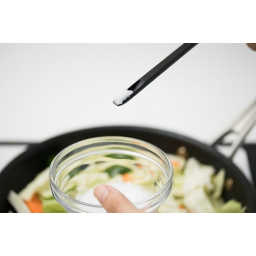 Japan Suncraft Silicone Head Cooking Chopsticks (Black) 30.5cm Japan Suncraft Silicone Head Cooking Chopsticks (Black) 30.5cm