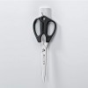 Green Bell Serrated Blade Stainless Kitchen Scissors (Black/20.9cm) 