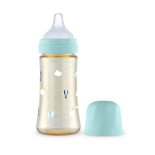 GROSMIMI Sky Balloon PPSU Feeding Bottle 300ml (3M+) - Creamy Blue GROSMIMI Sky Balloon PPSU Feeding Bottle 300ml (3M+) - Creamy Blue
