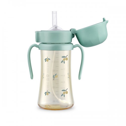 GROSMIMI Olive PPSU Straw Cup + Weighted Straw 300ml (Pistachio) GROSMIMI Olive PPSU Straw Cup + Weighted Straw 300ml (Pistachio)