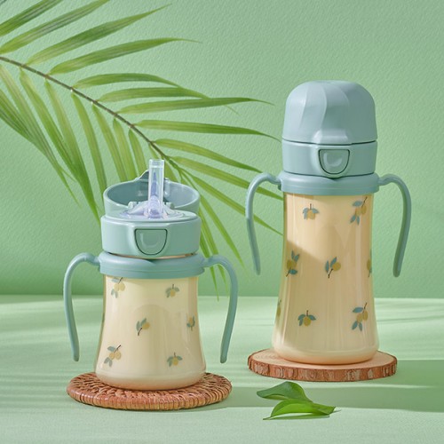 GROSMIMI Olive PPSU Straw Cup + Weighted Straw 300ml (Pistachio) GROSMIMI Olive PPSU Straw Cup + Weighted Straw 300ml (Pistachio)