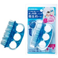 Green Bell Scalp Care Shampoo Brush - Blue