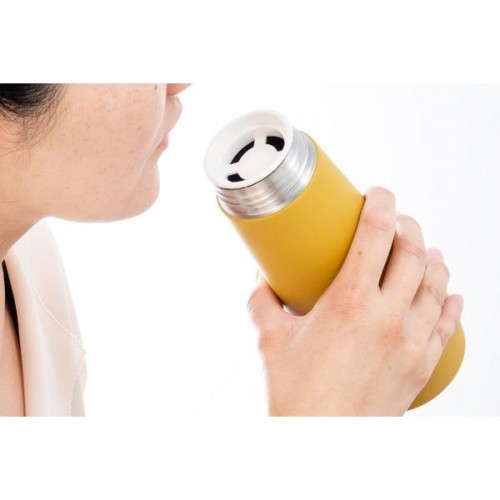 Ho-on Stainless Steel Vacuum Insulated Drink Bottle With Handle 500ml (White) Ho-on Stainless Steel Vacuum Insulated Drink Bottle With Handle 500ml (White)
