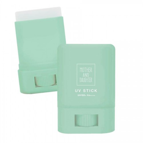 Japan Mother & Daughter Clear UV Stick With Essential Oil SPF50+ PA++++ 15g Green Japan Mother & Daughter Clear UV Stick With Essential Oil SPF50+ PA++++ 15g Green