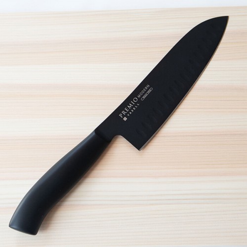 Santoku Knife Black M 16.5cm