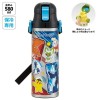 Skater Stainless Steel Insulated Bottle With Shoulder Strap 580ml (Pokémon)