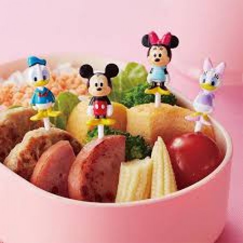 Japan Mama's Assist Lunch Box Food Picks 4pcs(Micky&Minnie) Japan Mama's Assist Lunch Box Food Picks 4pcs(Micky&Minnie)