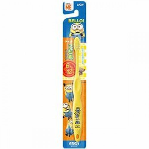 Lion Kids Soft Tooth Brush 6-12 yrs（Minion）Buy One Get One Free