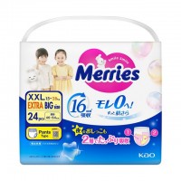 Japan KAO Merries Nappy Pants XXL 24pcs (15-28kg)
