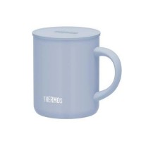 Thermos Stainless Steel Vacuum Insulated Mug With Lid 350ml（Light Blue）