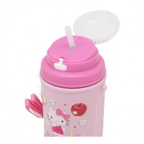 OSK Kids Straw Bottle 450ml (Hello Kitty)