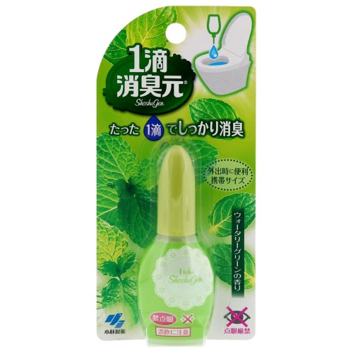 Kobayashi One-Drop Toilet Deodorizer Mint (20ml) Kobayashi One-Drop Toilet Deodorizer Mint (20ml)